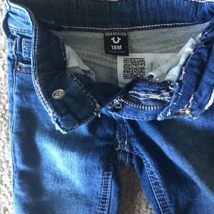 True Religion girls blue jeans.